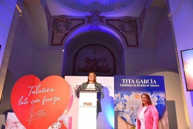 Tita García anuncia su candidatura y pide cuatro años más de gobierno en Talavera
