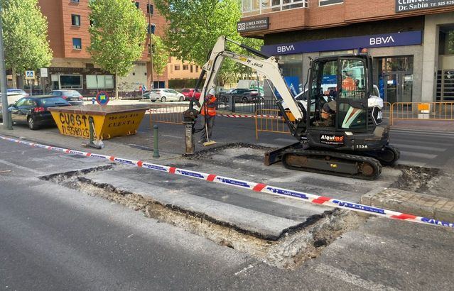 Talavera de la Reina repara 22 pasos de peatones