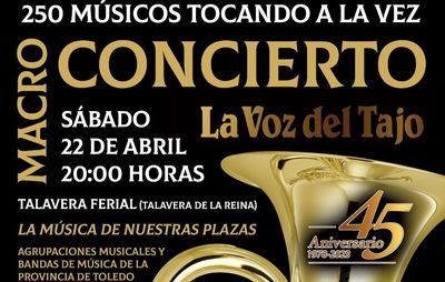 La música se apodera de Talavera con un macroconcierto único de bandas