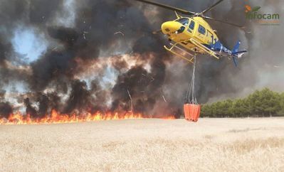 Las altas temperaturas disparan el riesgo de incendios en Talavera y Toledo