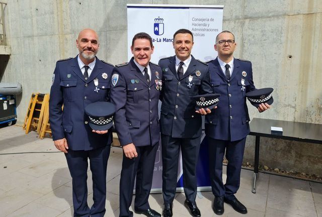 Cinco agentes de la Policía Local de Talavera reciben una Medalla de Plata