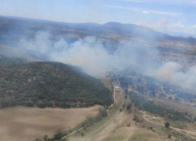 Controlan los incendios de Escalona y Hormigos