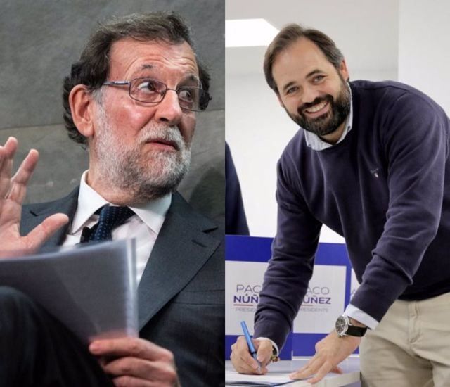 Mariano Rajoy y Paco Núñez 