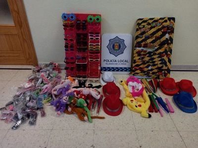 La Policía Local de Talavera incauta productos por venta ilegal