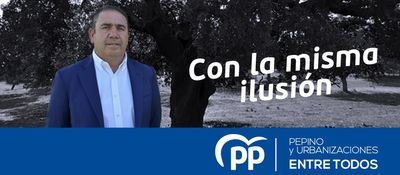 "Vota gestión, vota transparencia", el lema del PP de Pepino para este 28M