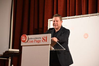 García-Page desafía a Madrid: "Estoy dispuesto a llevar la contraria a quien sea con tal de defender a mi tierra"
 