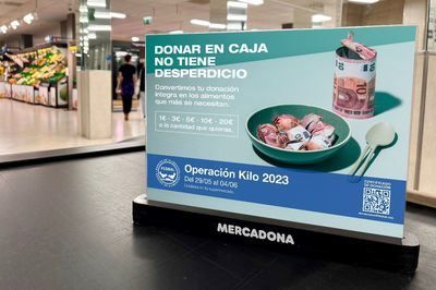 Mercadona se une a la Operación Kilo para ayudar a los bancos de alimentos