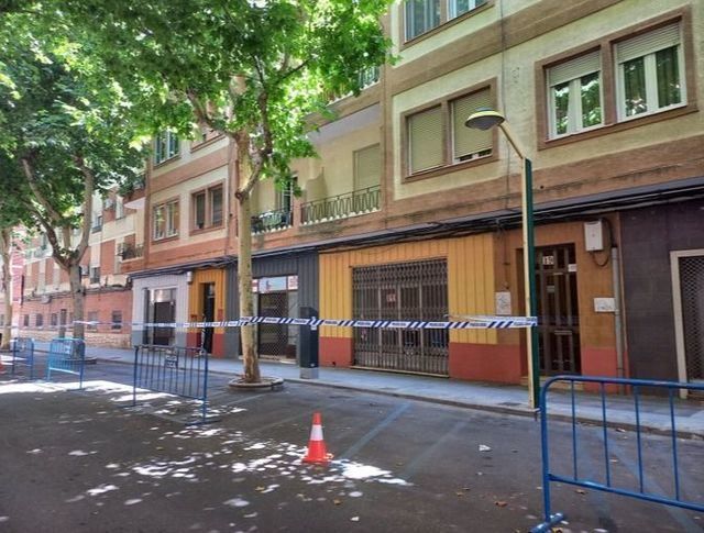 Milagro en Ciudad Real: Nadie resulta herido tras el derrumbe de parte de un edificio