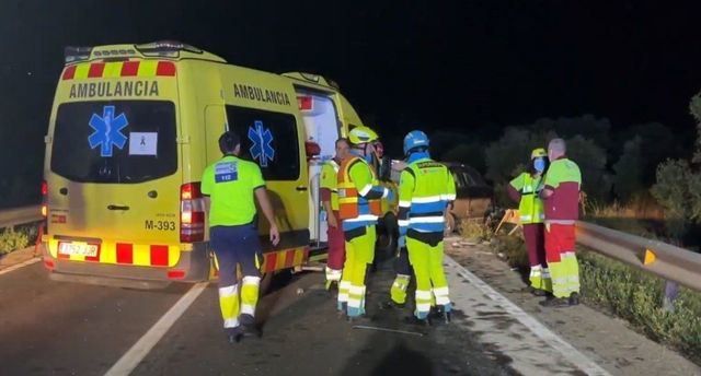 Un muerto y dos heridos, uno de ellos grave, en una colisión de vehículos en Los Santos de la Humosa / Foto: EP