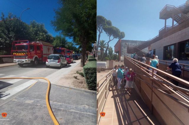 Evacuados 90 ancianos de la residencia de mayores