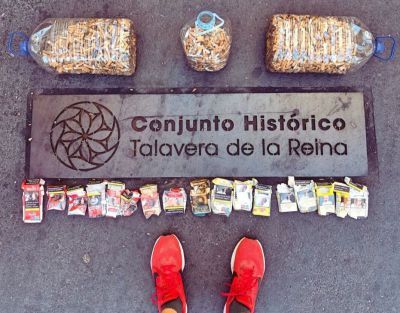 ¡Impactante! Más de 5.200 colillas recogidas en el Casco de Talavera