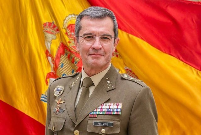 El general de división del Ejército de Tierra Francisco Javier Marcos Rodríguez, nuevo jefe de la UME