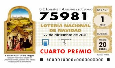 LOTERÍA DE NAVIDAD | Cuarto premio: 75.981, ha tocado en la provincia de Toledo