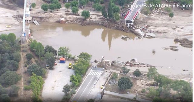 Estragos causados por la DANA en la provincia de Toledo / ATAIRE y Eliance Helicopters