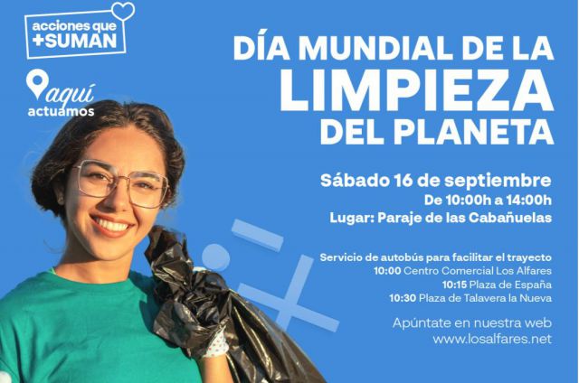 Los Alfares celebra el ‘World Cleanup Day’ con una jornada de limpieza