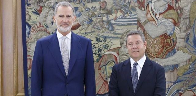 García-Page mantiene un 'fructífero encuentro' con el rey Felipe VI