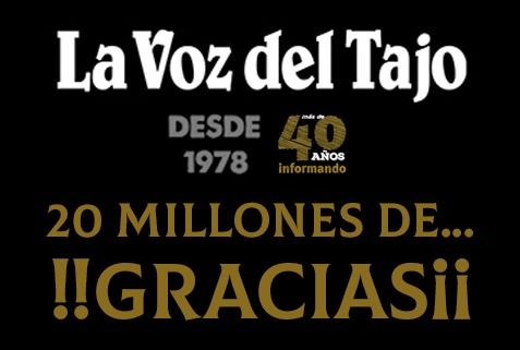 GRACIAS | El diario digital La Voz del Tajo duplica su audiencia en tan solo un año