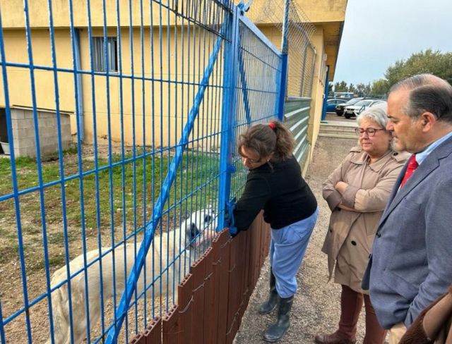 Gregorio visita el Centro Municipal de Acogida de Animales Abandonados