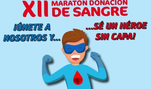 Este jueves “regala vida” en la XII Maratón de Donación de Sangre