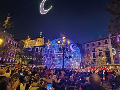 Así ha sido el espectacular alumbrado de las luces de Navidad de Toledo