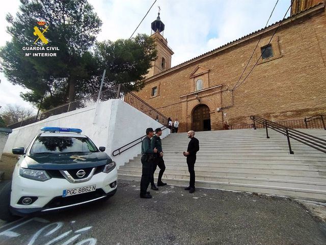 Investigan a un hombre como presunto autor de un robo con fuerza en la iglesia de Cebolla (Toledo) - GUARDIA CIVIL