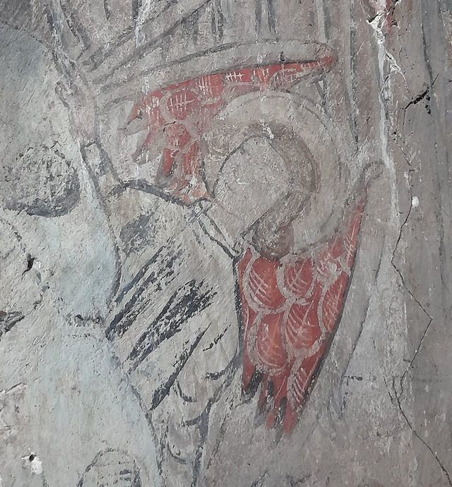 Descubren un excepcional conjunto pictórico mural bajomedieval en una iglesia de la provincia de Toledo