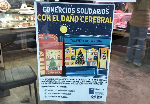 Comercios solidarios con el daño cerebral en Talavera