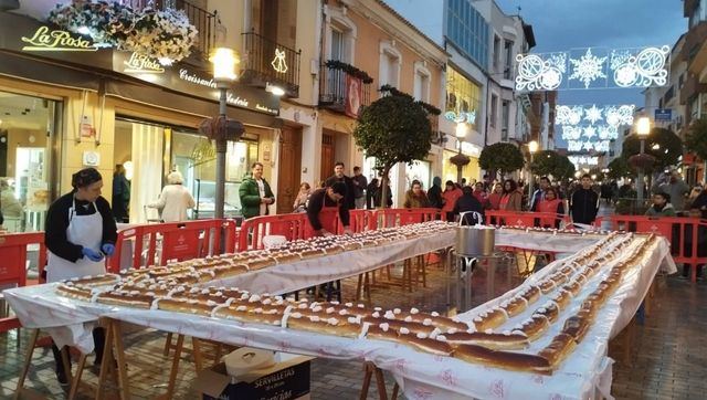 El roscón de Reyes más grande de CLM con 450 metros