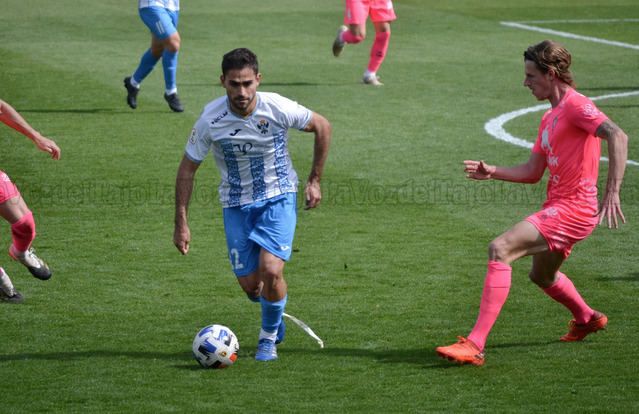 Imagen del partido de este domingo entre Talavera y Villarrobledo en El Prado