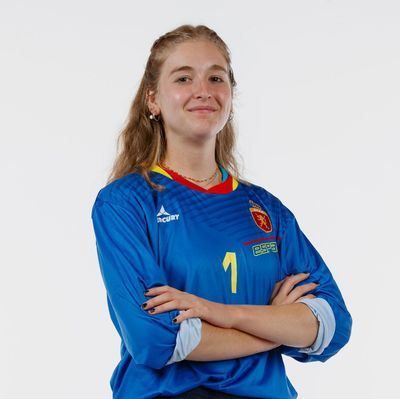 María Tello Balmaseda, seleccionada como portera de la Selección Española de Hockey Hierba