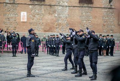 El alcalde de Toledo agradece la labor de la Policía Nacional "para lograr una sociedad más justa y más libre"