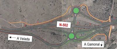 ¿Cómo va la obra de la nueva rotonda de acceso a Gamonal?