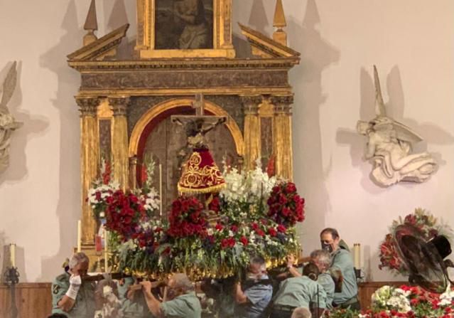 La Legión honró al Cristo de las Maravillas de Segurilla