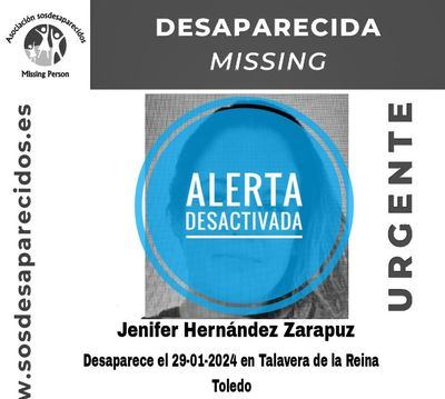 Desactivan la búsqueda de la mujer de 34 años desaparecida en Talavera