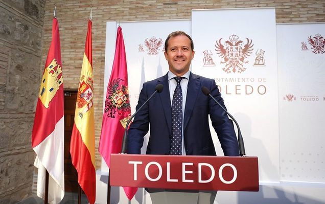 Carlos Velázquez, alcalde de Toledo, en una imagen de archivo 