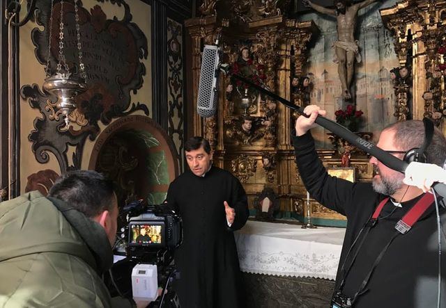 Se rueda un corto en la Capilla de los Mercaderes de la Corredera del Cristo de Talavera