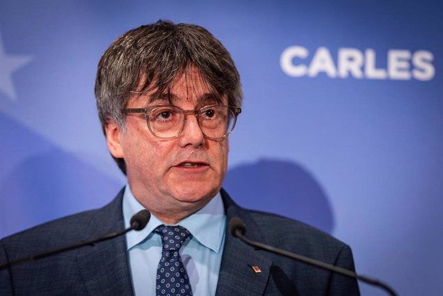 El expresidente de la Generalitat y eurodiputado de Junts, Carles Puigdemont. - Europa Press - Archivo