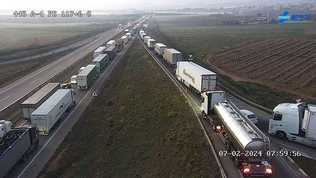 Continúan las 'tractoradas' de los agricultores: estás son las vías afectadas