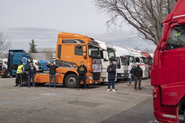 Huelga transportistas - EUROPA PRESS - Archivo