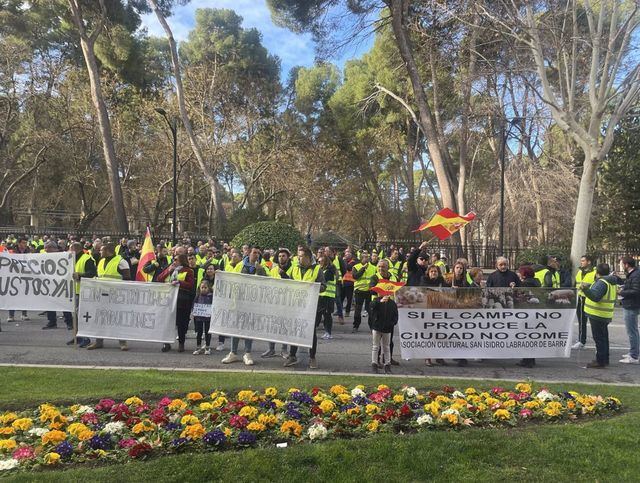 Protesta de agricultores y ganaderos en Albacete. - EUROPA PRESS