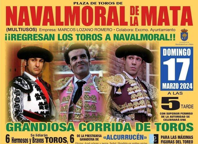 Los toros vuelven a Navalmoral de la Mata con un cartel de lujo