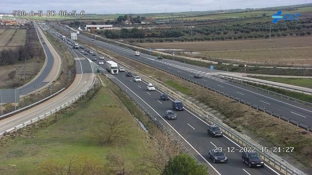 ¡Cuidado con la Operación Salida! Retenciones en la A-5, cerca de Talavera