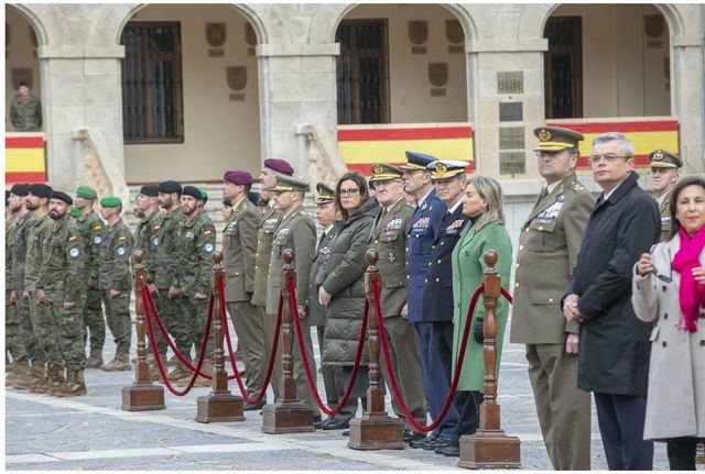 Aco por los caídos de Ucrania celebrado hoy en Toledo