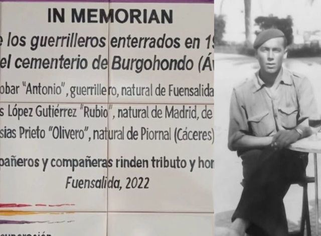 Placa / Mariano Álvarez Escobar 'Antonio'