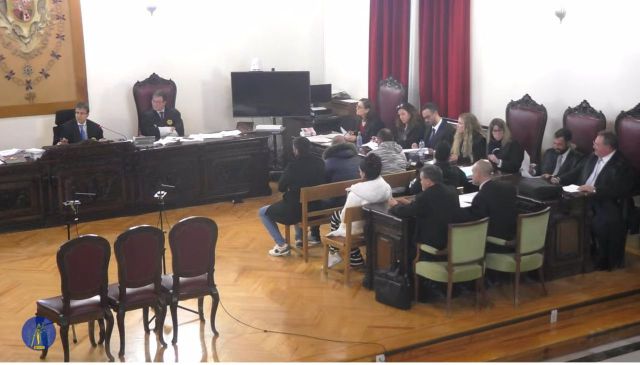 La sala de la Audiencia Provincial de Toledo durante la lectura del veredicto