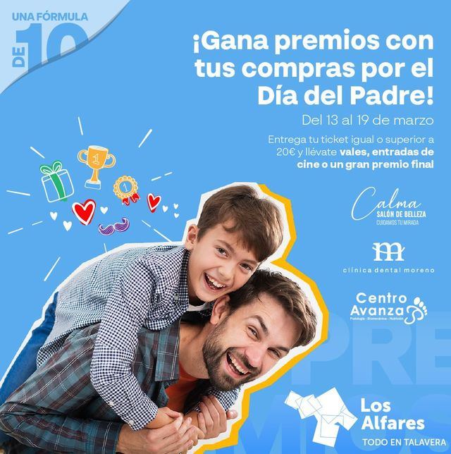 No te pierdas el sorteo de Los Alfares con motivo del Día del Padre