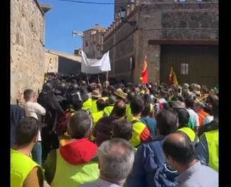 Protesta en Toledo / Imagen de RTVE