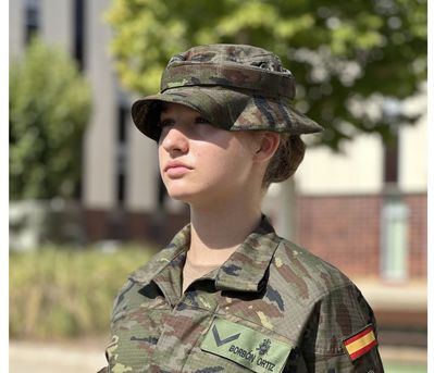 La princesa Leonor, en Toledo, de maniobras en la Academia de Infantería