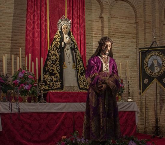 Sábado de pasión: traslado de imagen y procesión del Santo Encuentro