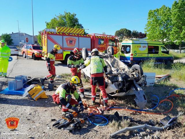 Accidente de tráfico en  Arcicóllar (Toledo)